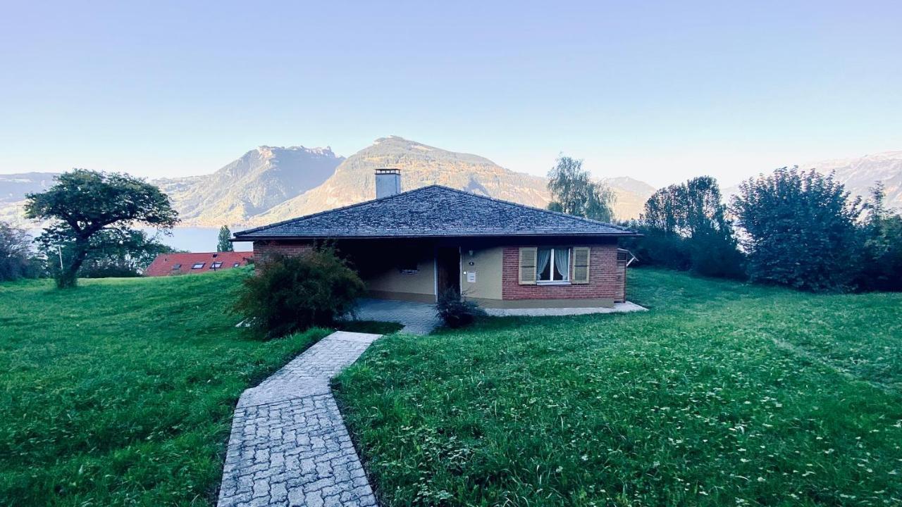 Lakeview Little House Krattigen 外观 照片