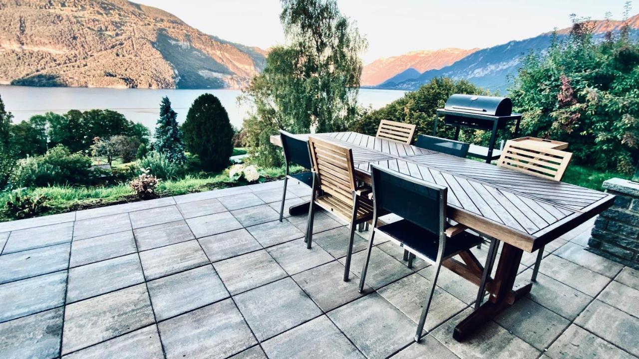 Lakeview Little House Krattigen 外观 照片